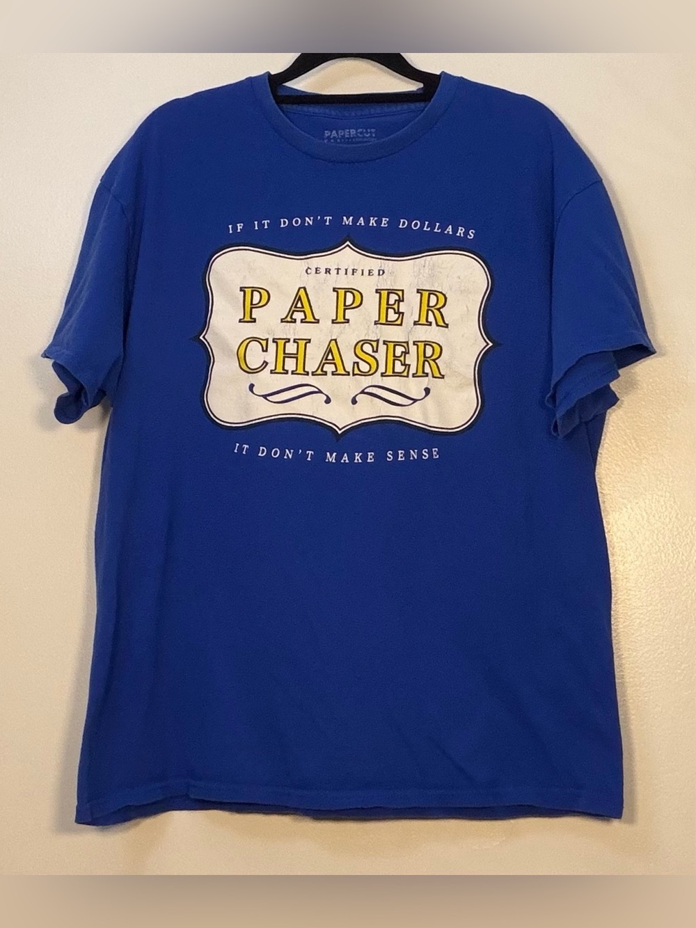 Paper Chaser Graphic Tee - Blue